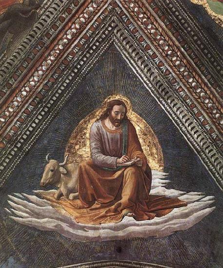 GHIRLANDAIO, Domenico St Luke the Evangelist Norge oil painting art